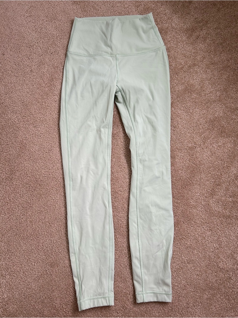 High-Waist Lululemon Leggings Sage Green